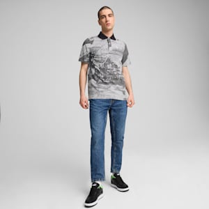 Polo jacquard de hombre Mercedes-AMG Petronas F1®, PUMA Black, extralarge