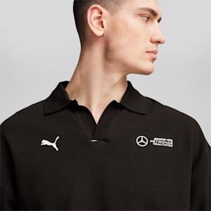 Mercedes-AMG Petronas F1® Men's Long Sleeve Polo, PUMA Black, extralarge