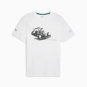 Camiseta gráfica del coche para hombre ESS Mercedes-AMG Petronas F1®, PUMA White, extralarge