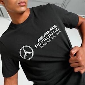 Mercedes-AMG Petronas F1® Logo Men's Motorsport Tee, PUMA Black, extralarge-IND