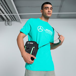 Mercedes-AMG Petronas F1® Logo Men's Motorsport Tee, Sheen Green, extralarge-IND
