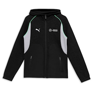 Mercedes-AMG Petronas F1® Youth Hooded Motorsport Sweat Jacket, PUMA Black, extralarge-IND