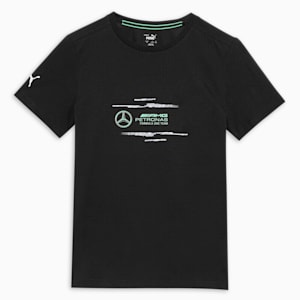Mercedes-AMG Petronas F1® Logo Youth Motorsport Tee, PUMA Black, extralarge-IND