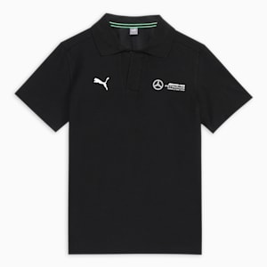 Mercedes-AMG Petronas F1® Pique Youth Motorsport Polo, PUMA Black, extralarge-IND