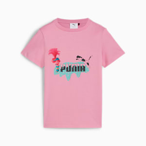 PUMA x TROLLS Little Kids' Tee, Mauved Out, extralarge