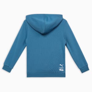 PUMA x TROLLS Kid's Hoodie, Blue Horizon, extralarge-IND