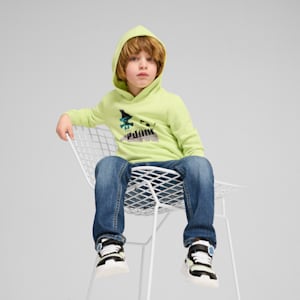PUMA x TROLLS Kid's Hoodie, Cool Cucumber, extralarge-IND