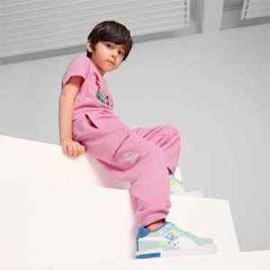 PUMA x TROLLS Kid's Cargo Pants, Mauved Out, extralarge-IND