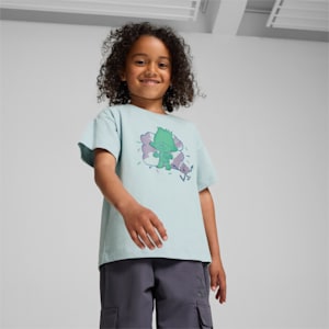 PUMA x TROLLS Graphic Kid's Relaxed Fit Tee, Frosted Dew, extralarge-IND