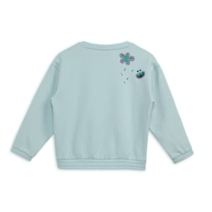 PUMA x TROLLS Kid's Relaxed Fit Graphic Crew Neck Sweatshirt, Frosted Dew, extralarge-IND