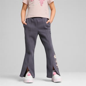 PUMA x TROLLS Little Kids' Flared Pants, Galactic Gray, extralarge