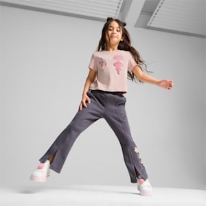 PUMA x TROLLS Little Kids' Flared Pants, Galactic Gray, extralarge