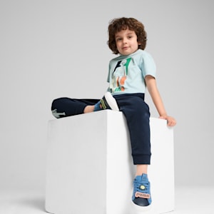 PUMA x PLAYMOBIL® Kid's Tee, Frosted Dew, extralarge-IND