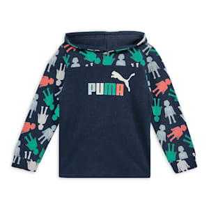PUMA x PLAYMOBIL® Kid's Hoodie, Club Navy, extralarge-IND