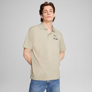 Porsche Legacy ESS Men's Polo, Desert Dust, extralarge