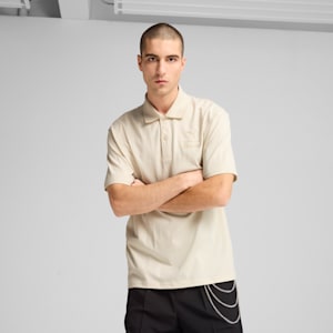 Porsche Legacy ESS Men's Polo, Alpine Snow, extralarge