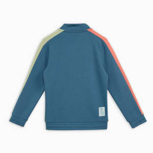 PUMA x PLAYMOBIL® T7 Kid's Jacket, Blue Horizon, extralarge-IND