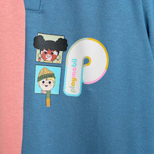 PUMA x PLAYMOBIL® T7 Kid's Pants, Blue Horizon, extralarge-IND