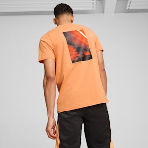 メンズ メルセデス AMG グラフィック 半袖 Tシャツ, Bright Melon, extralarge-JPN