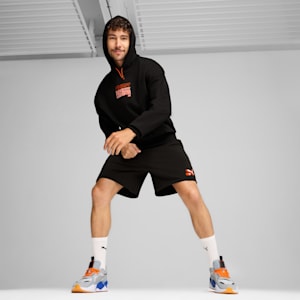 PUMA x ROCKET LEAGUE Men's Relaxed Fit Hoodie, PUMA Black, extralarge-IND