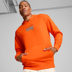 PUMA x ROCKET LEAGUE Men's Relaxed Fit Hoodie, Flame Flicker, extralarge-IND