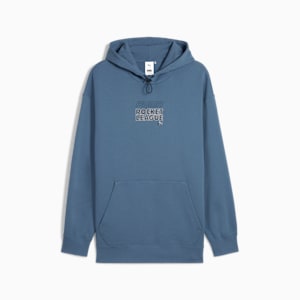 PUMA x ROCKET LEAGUE Men's Relaxed Fit Hoodie, Blue Horizon, extralarge-IND