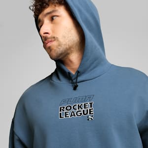 PUMA x ROCKET LEAGUE Men's Relaxed Fit Hoodie, Blue Horizon, extralarge-IND