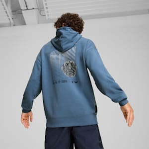 PUMA X ROCKET LEAGUE Men's Hoodie, Blue Horizon, extralarge