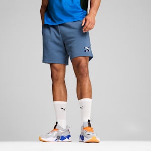 PUMA x ROCKET LEAGUE Men's Relaxed Fit Shorts, Blue Horizon, extralarge-IND