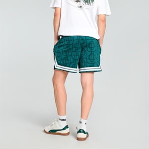 PUMA x PALM TREE CREW All-Over Print Mesh Men's Relaxed Fit Shorts, Cold Green-AOP, extralarge-IND