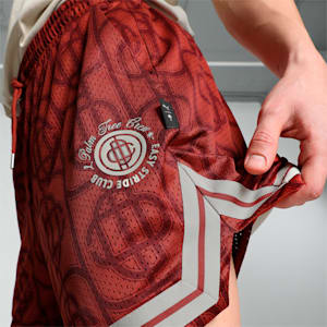 PUMA x PALM TREE CREW All-Over Print Mesh Men's Relaxed Fit Shorts, Mars Red-AOP, extralarge-IND