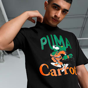 PUMA x Carrots Men's Relaxed Fit Graphic Tee, PUMA Black, extralarge-IND