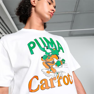 PUMA x Carrots Men's Relaxed Fit Graphic Tee, PUMA White, extralarge-IND