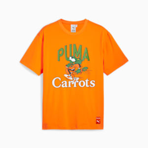 Remera estampada PUMA x CARROTS para hombre, Rickie Orange, extralarge