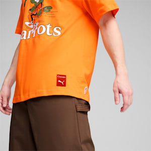 Remera estampada PUMA x CARROTS para hombre, Rickie Orange, extralarge