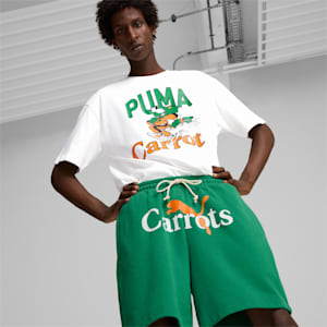 Shorts PUMA x CARROTS para hombre, Archive Green, extralarge