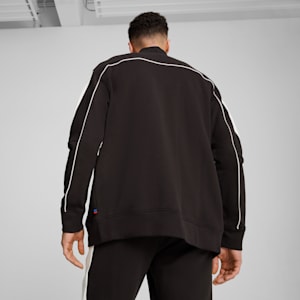 BMW M Motorsport MT7+ Men's Sweat Jacket, PUMA Black, extralarge