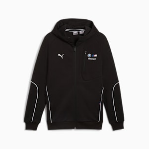 Chamarra deportiva con capucha para hombre BMW M Motorsport, PUMA Black, extralarge