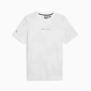 BMW M Motorsport Men's Jacquard Tee, PUMA White, extralarge