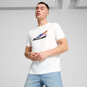 BMW M Motorsport Men's Car Graphic Tee, PUMA White, extralarge