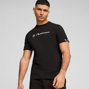 BMW M Motorsport Men's Logo Tee+, PUMA Black, extralarge