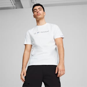 BMW M Motorsport Men's Logo Tee+, PUMA White, extralarge