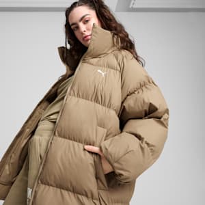 Women's Oversized Puffer Jacket, Oak Branch, extralarge