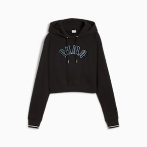 CLASSICS PLAY LOUD Women's Relaxed Hoodie, PUMA Black, extralarge