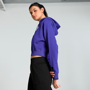 CLASSICS PLAY LOUD Women's Relaxed Fit Hoodie, Lapis Lazuli, extralarge-IND