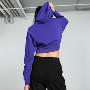 CLASSICS PLAY LOUD Women's Relaxed Fit Hoodie, Lapis Lazuli, extralarge-IND