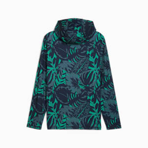 メンズ ゴルフ PUMA x PTC パームグリッチ フーディー, Deep Navy-Sparkling Green, extralarge-JPN