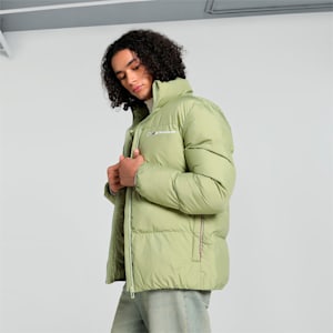 BMW M Motorsport Men's Puffer Jacket, Calming Green, extralarge-IND