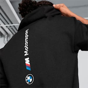 BMW M Motorsport Fleece Men's Relaxed Fit Hoodie, PUMA Black, extralarge-IND