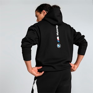 BMW M Motorsport Fleece Men's Relaxed Fit Hoodie, PUMA Black, extralarge-IND